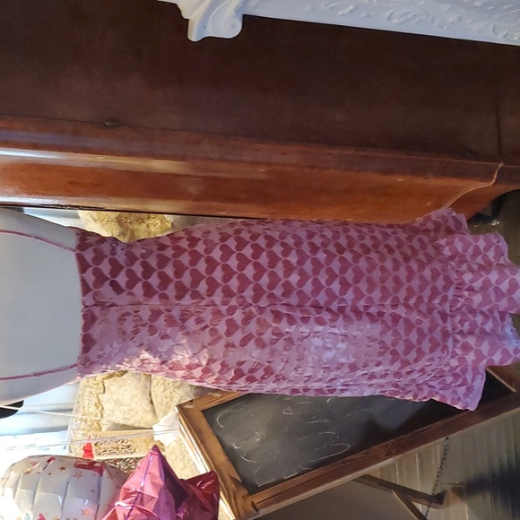 💥Betsey Johnson velvet heart midi dress - Picture 7 of 15